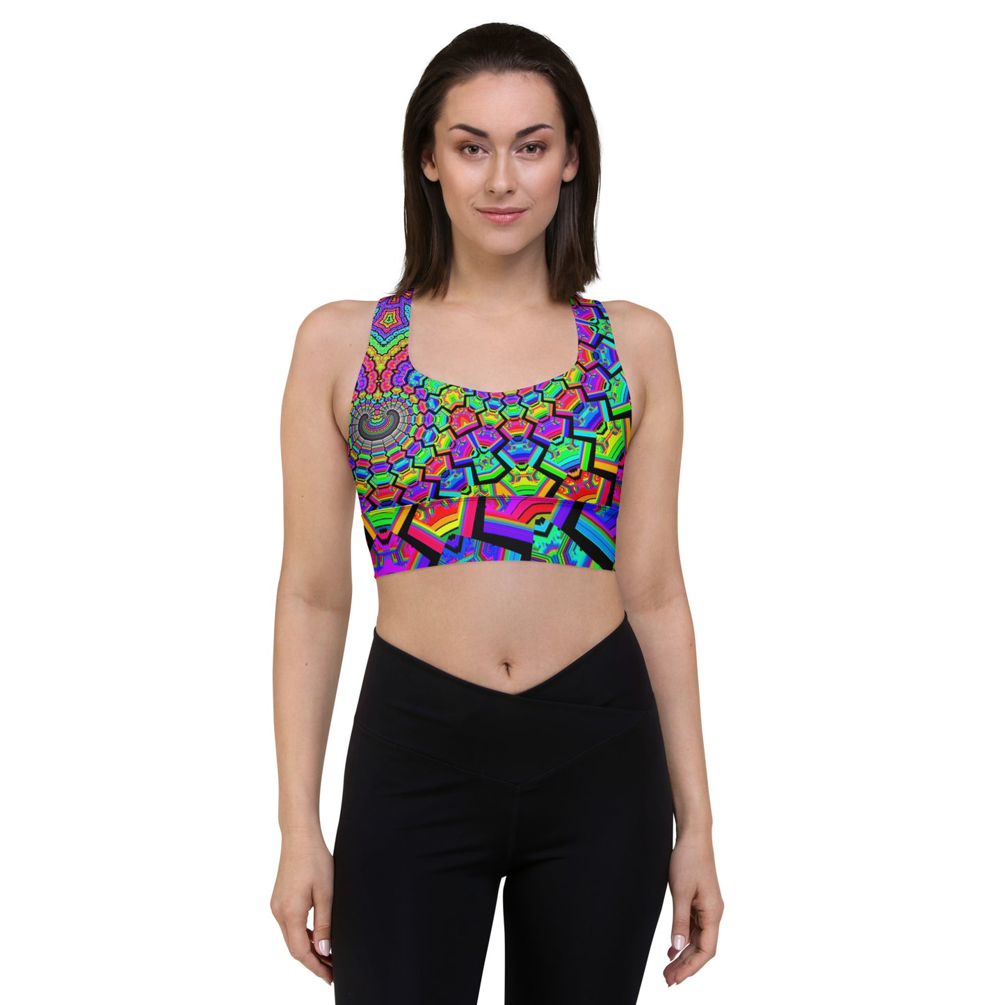 Neon Tantric Trip Longline Top