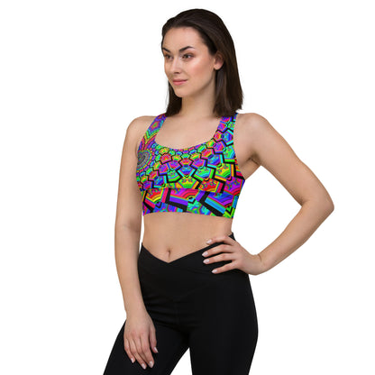 Neon Tantric Trip Longline Top