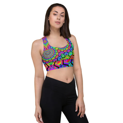 Neon Tantric Trip Longline Top