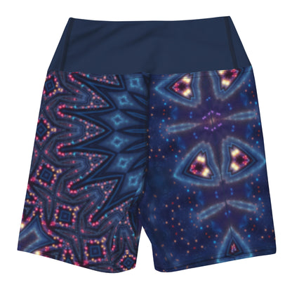 Deep Starry Night Yoga Shorts