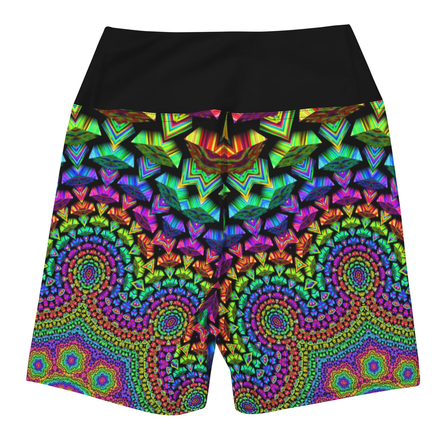 Psychedelic Fusion Yoga Shorts