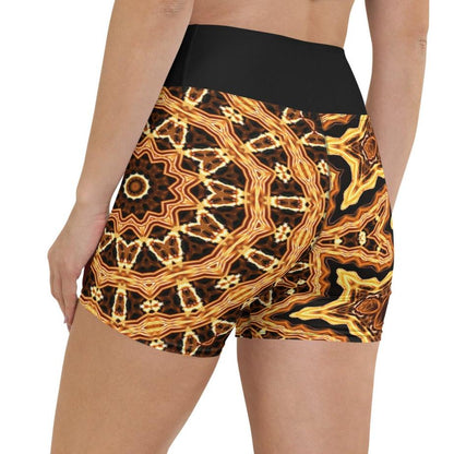 Night Frequency Flow Yoga Shorts