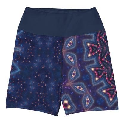 Deep Starry Night Yoga Shorts