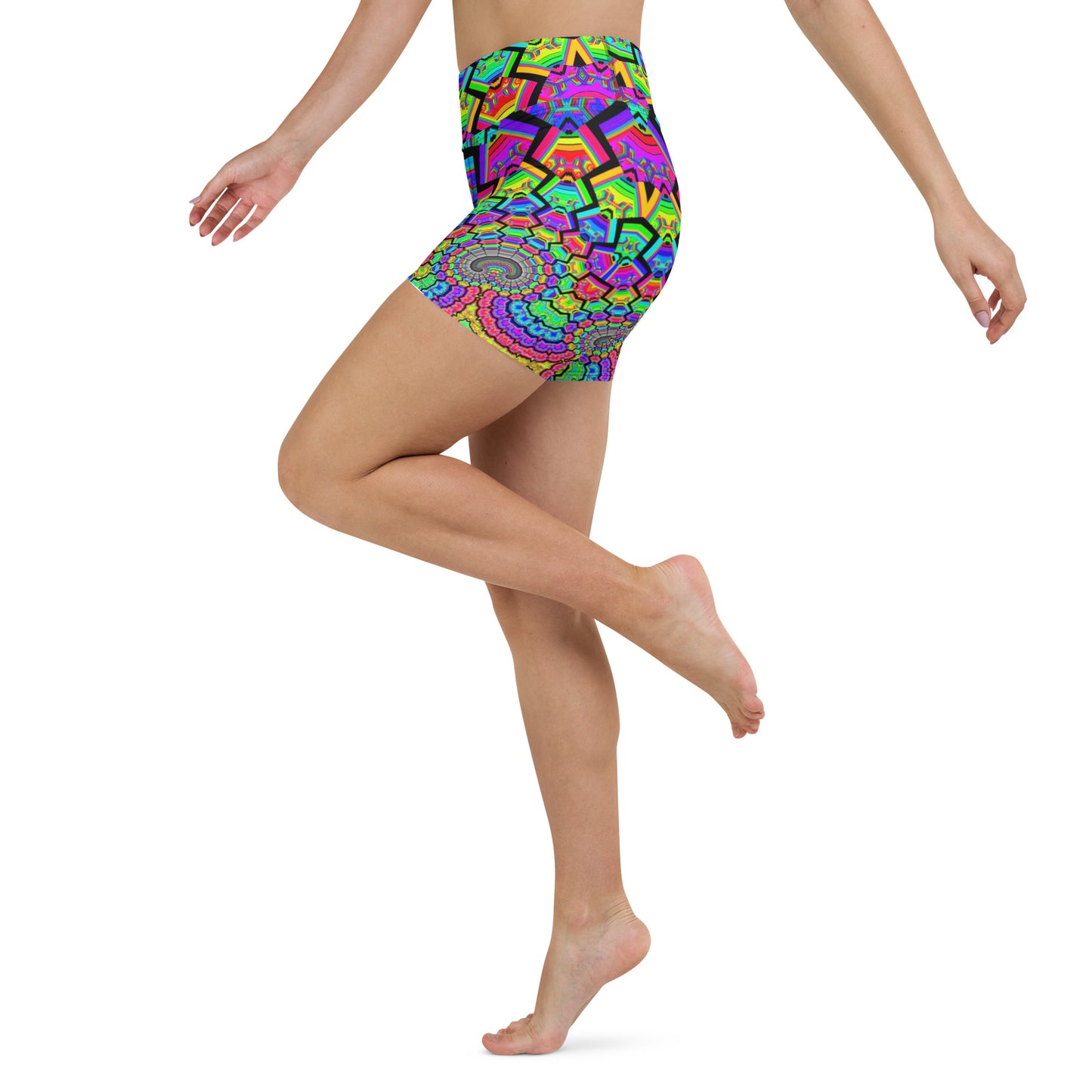 Astral Tantric Trip Yoga Shorts