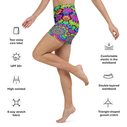 Astral Tantric Trip Yoga Shorts