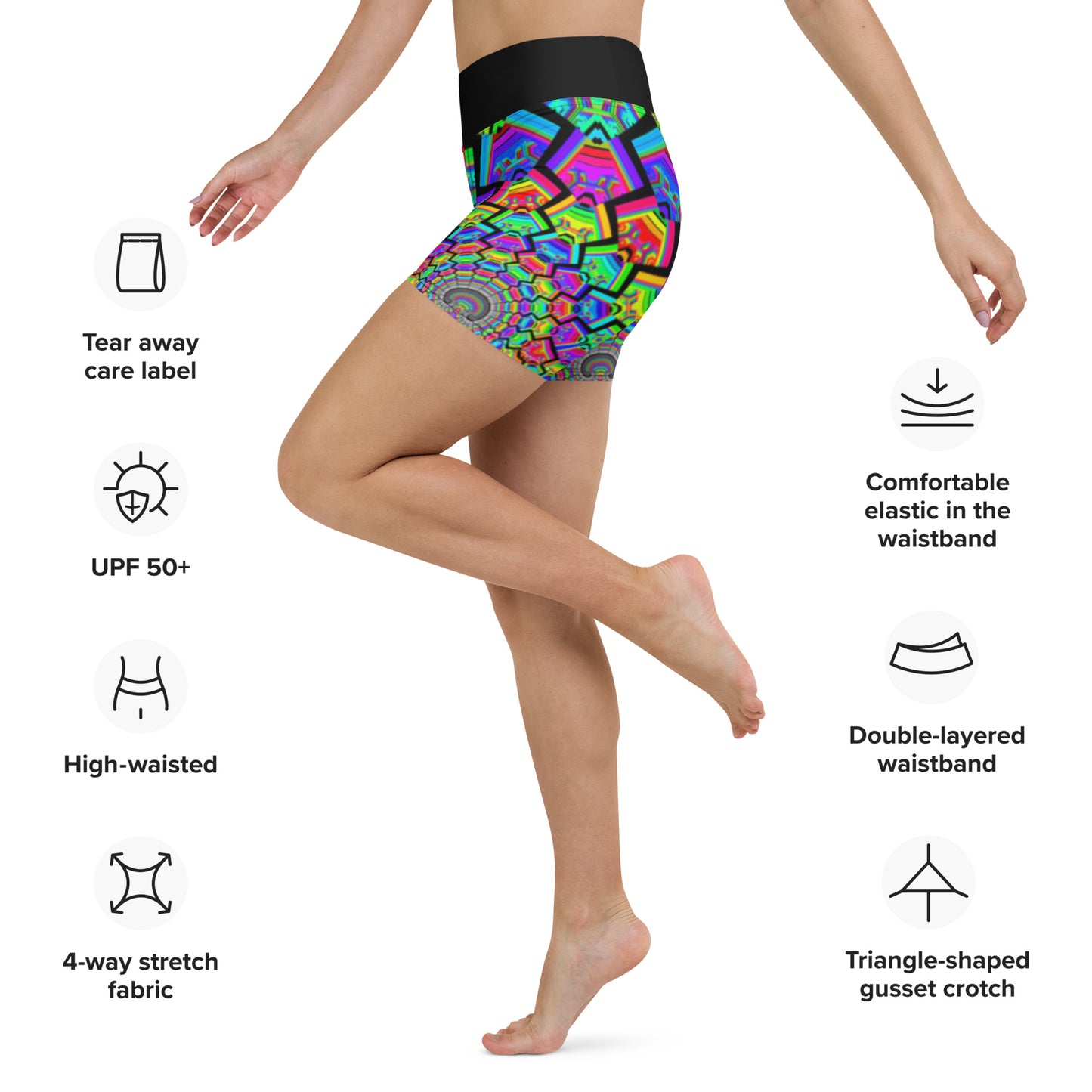 Tantric Trip Yoga Shorts