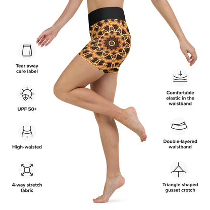 Night Frequency Flow Yoga Shorts