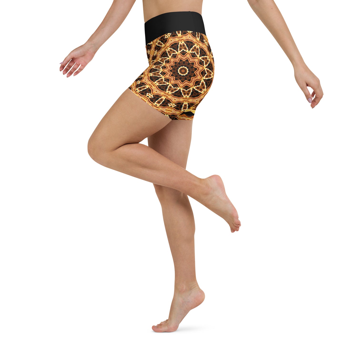 Night Frequency Flow Yoga Shorts