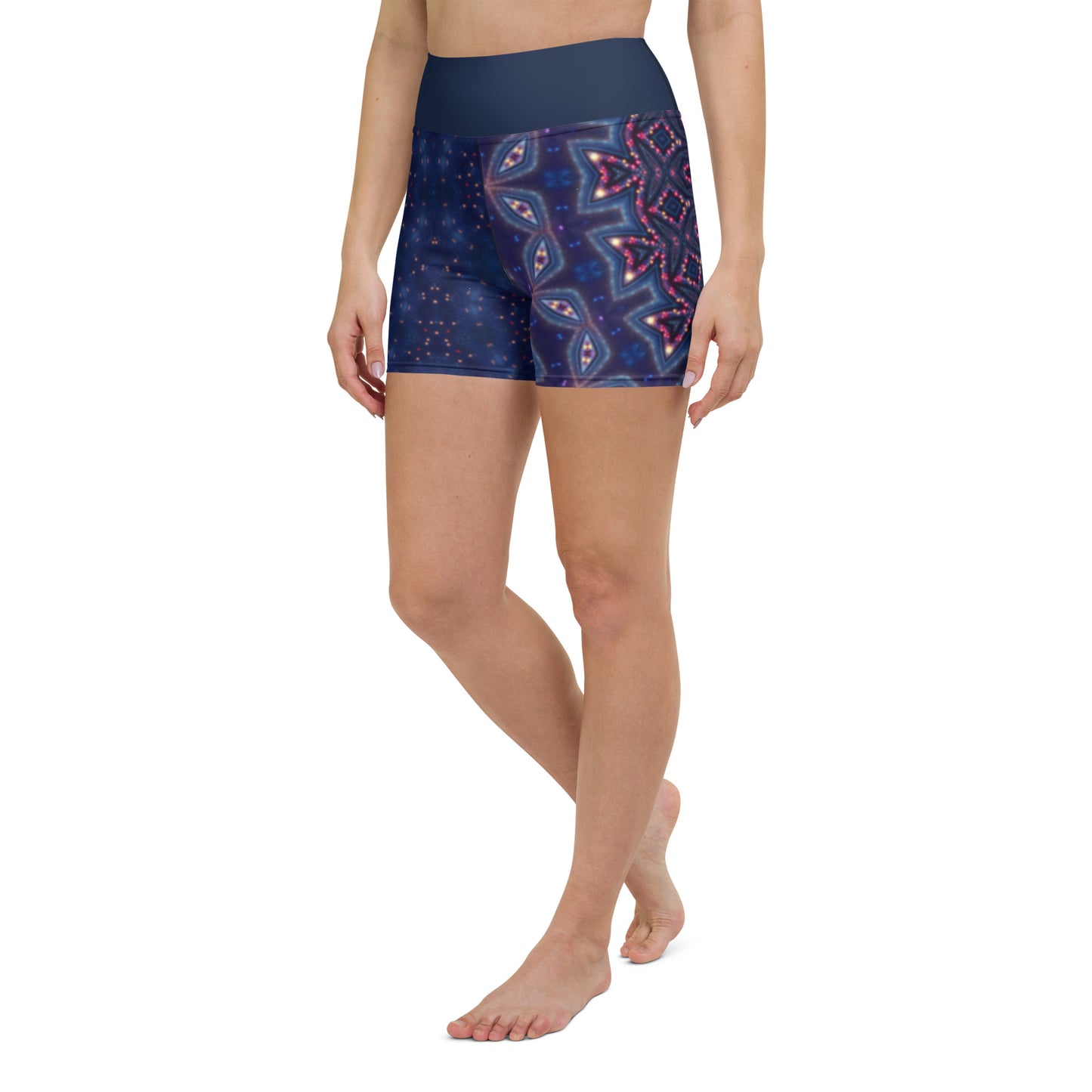 Deep Starry Night Yoga Shorts