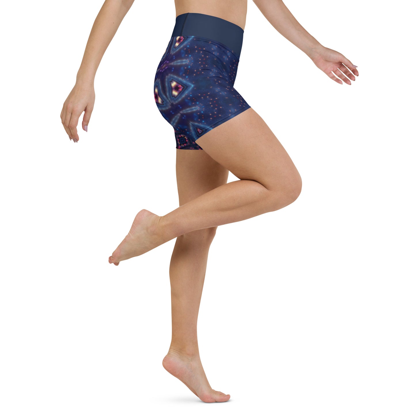 Deep Starry Night Yoga Shorts