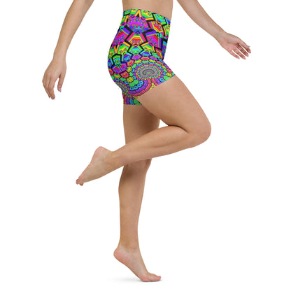 Astral Tantric Trip Yoga Shorts