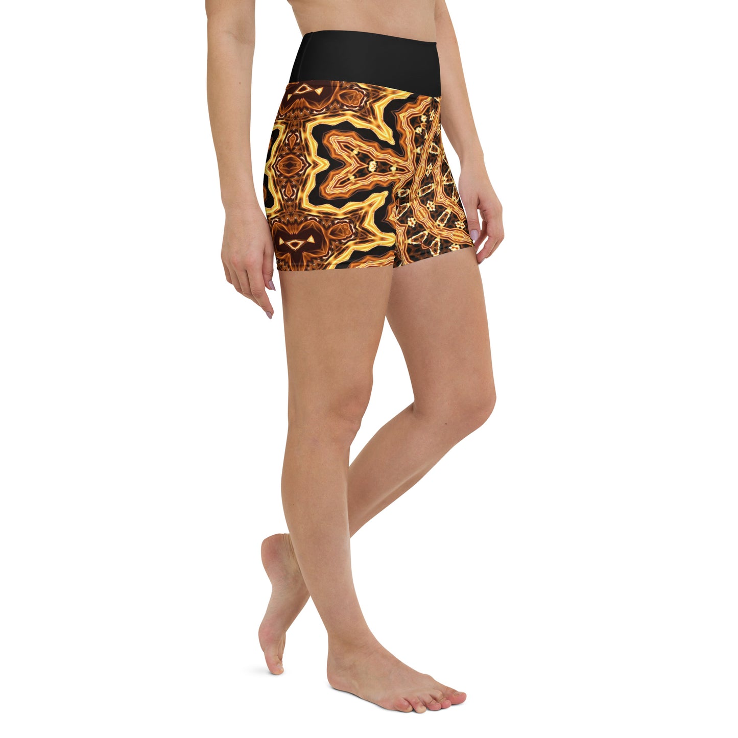 Night Frequency Flow Yoga Shorts