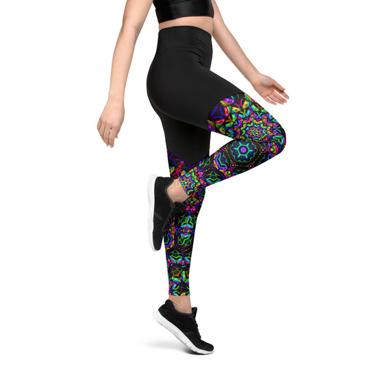 Kaleidoscope Dreams Sports Leggings